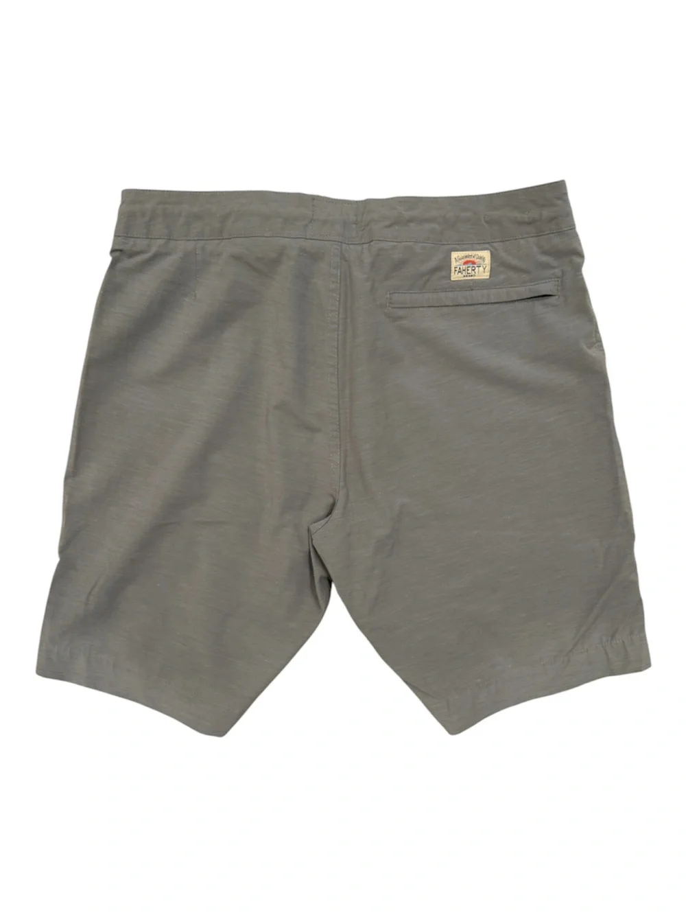 Faherty Men's Gray Flat-Front Shorts
